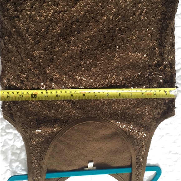 J Crew Bronze Sequin Sleeveless Tank Top - Picture 4 of 5